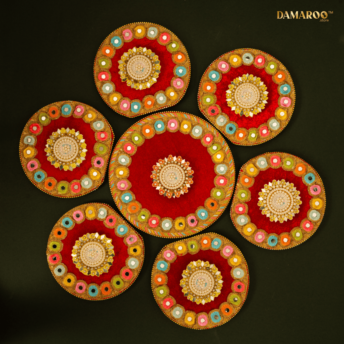 Celestia Rangoli Disc Set