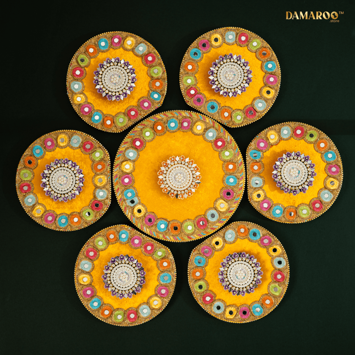 Celestia Rangoli Disc Set