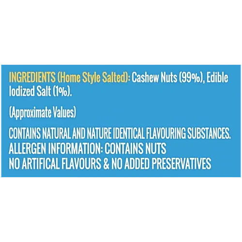MR. MAKHANA Nut Shack Home Style Salted Roasted Cashews 200 g