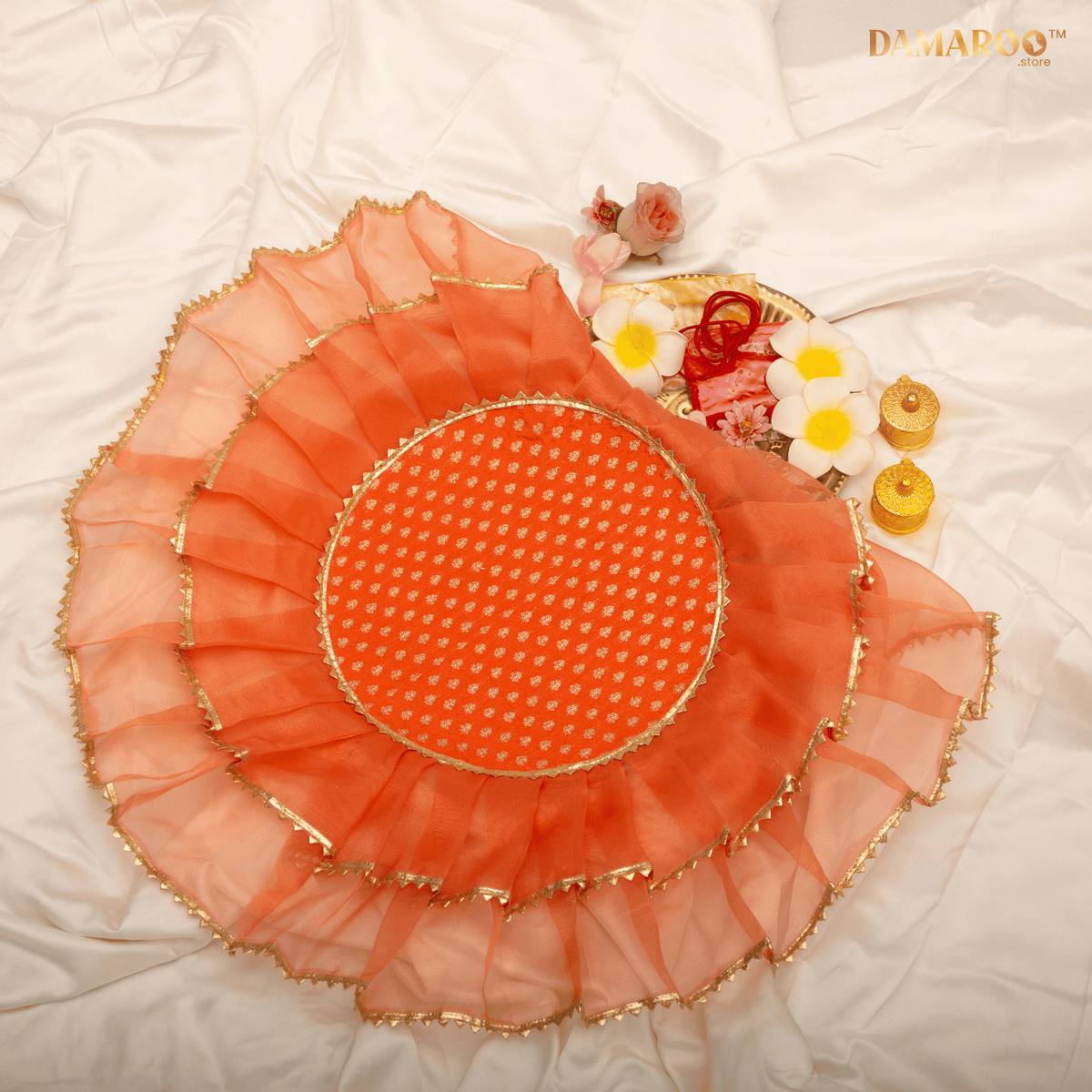The Golden Bloom Thali Cover