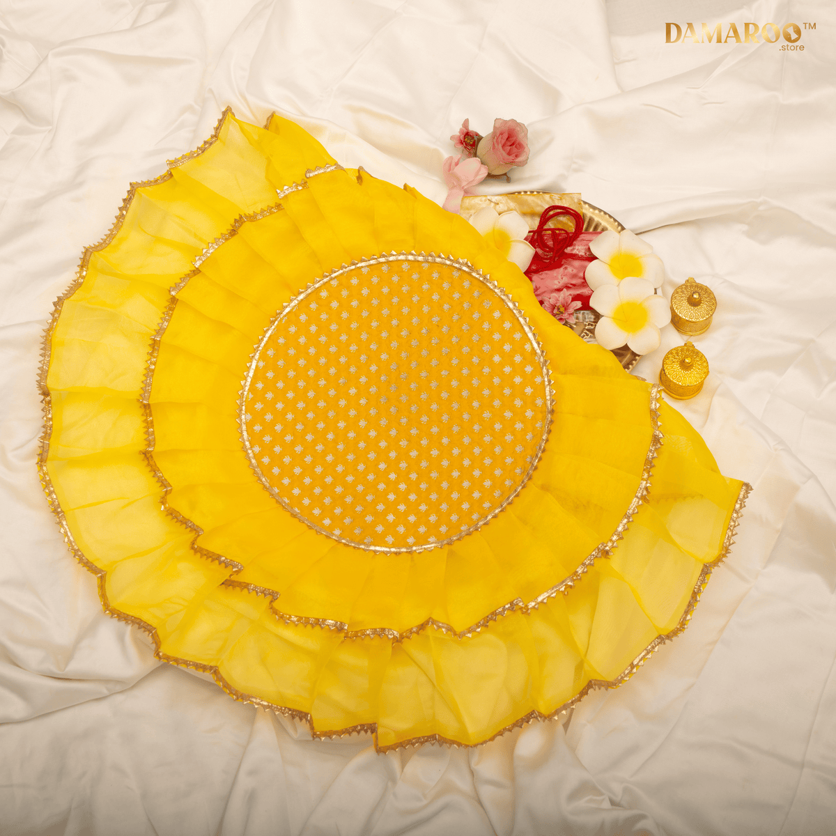 The Golden Bloom Thali Cover
