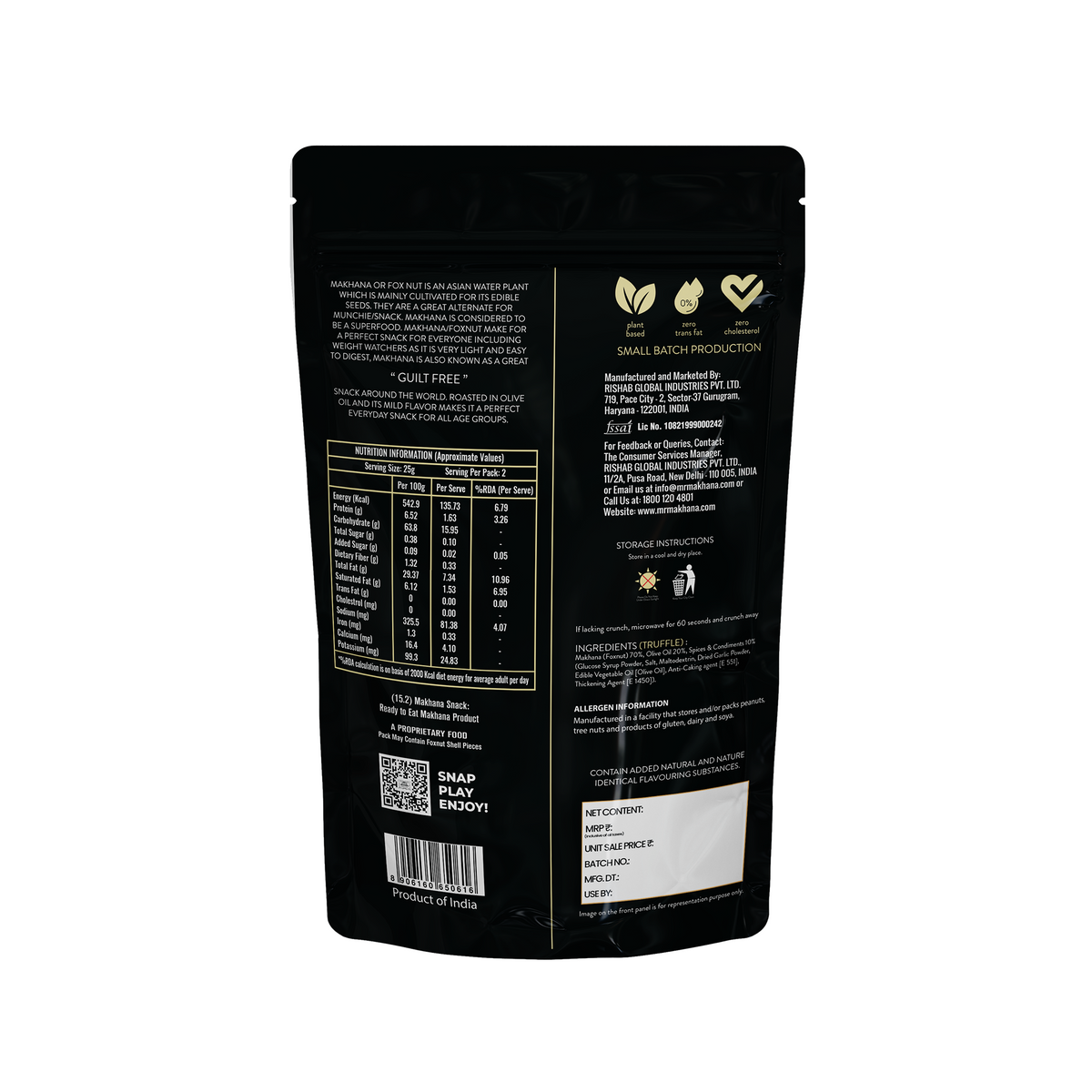 MR. MAKHANA Gourmet Truffle