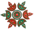 Acrylic Diya Rangoli