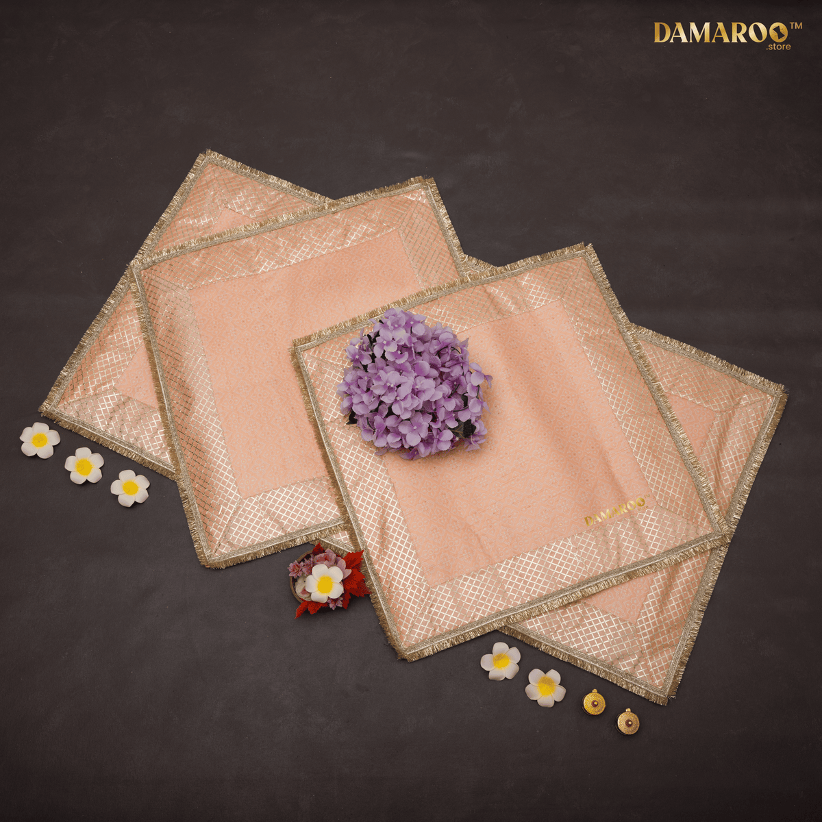 Peach Prabhā Aasan Set of 3