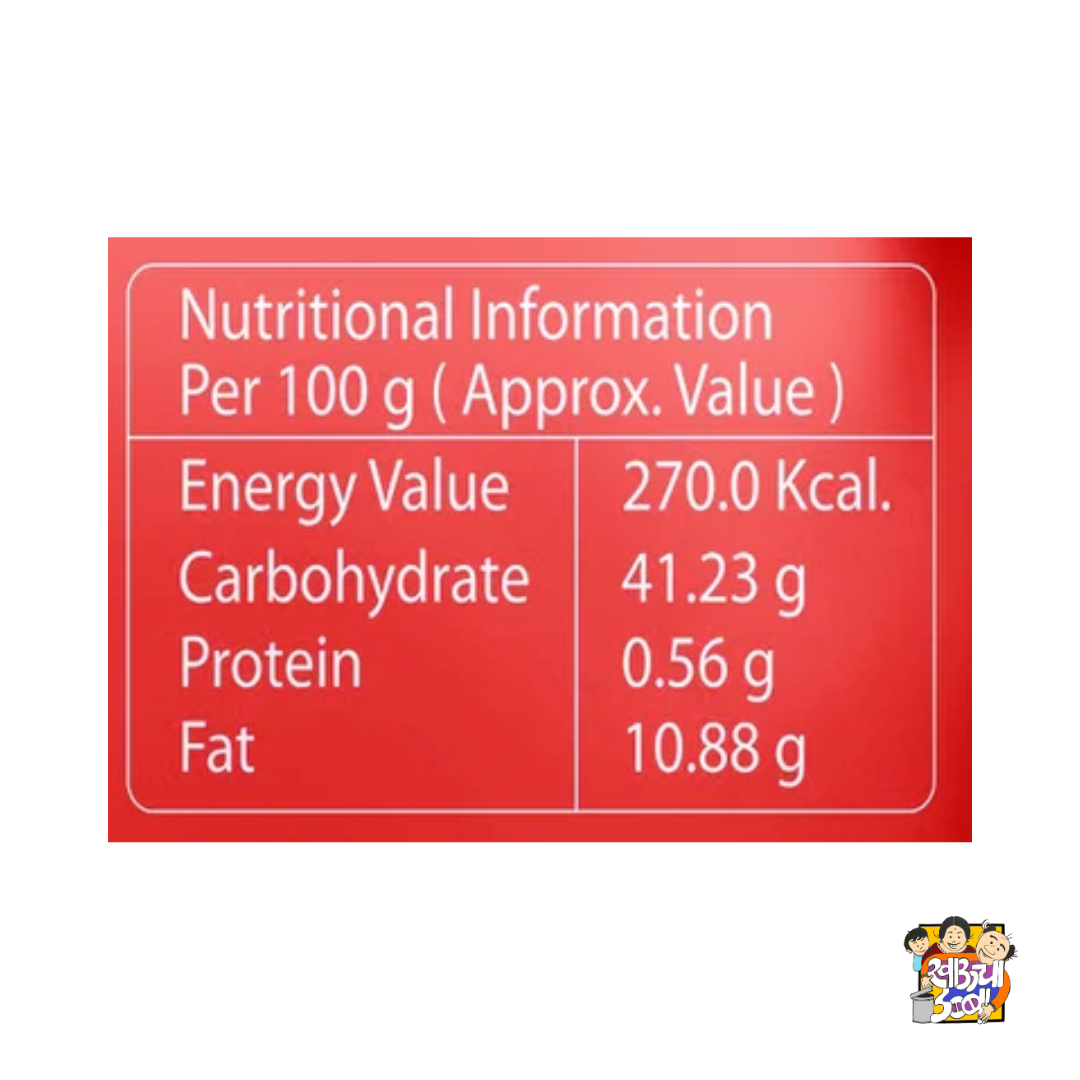 Katdare A1 Kanda Lasun Masala Nutritional Information