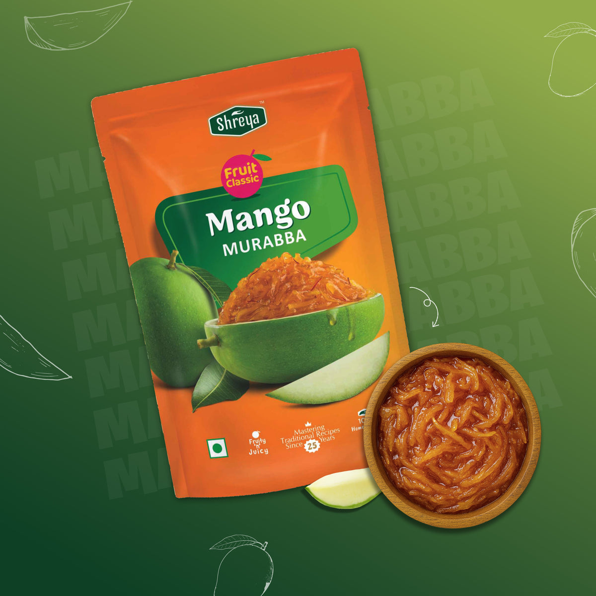 Mango Murabba Pouch