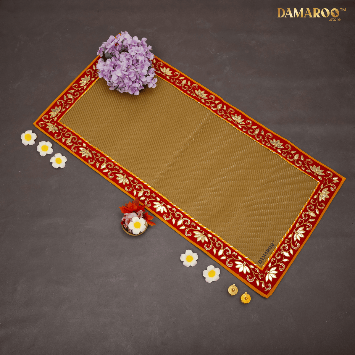 PushpRaj Pooja Mat 2x4 ft