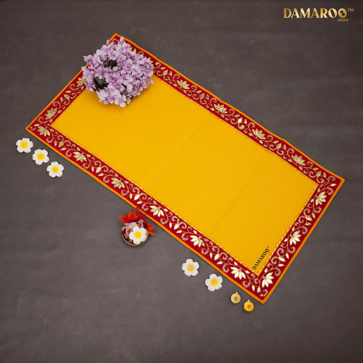 PushpRaj Pooja Mat 2x4 ft