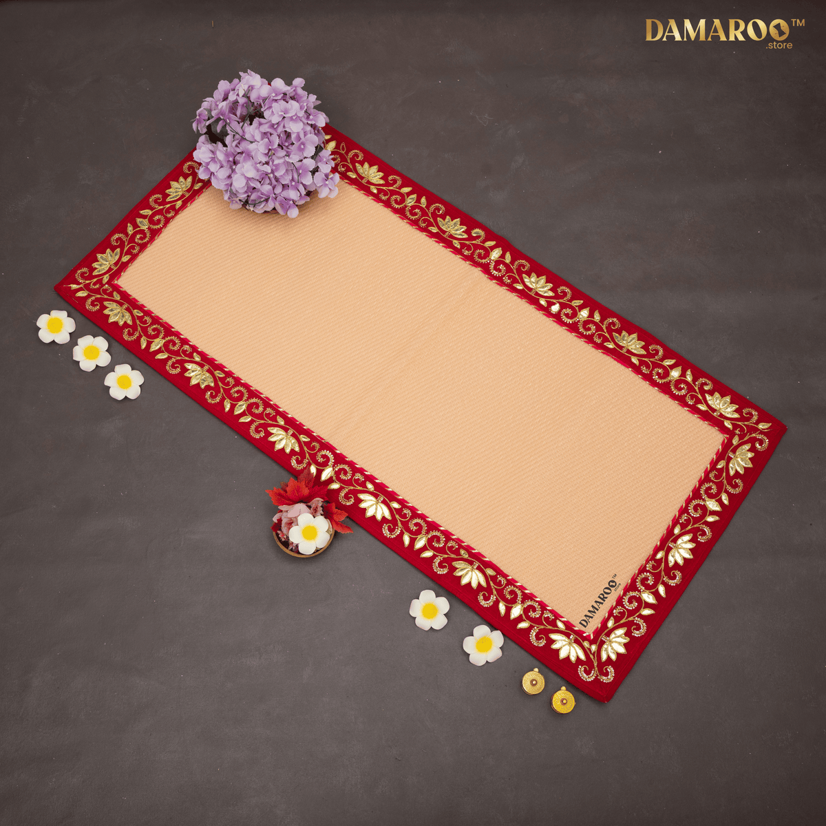 PushpRaj Pooja Mat 2x4 ft