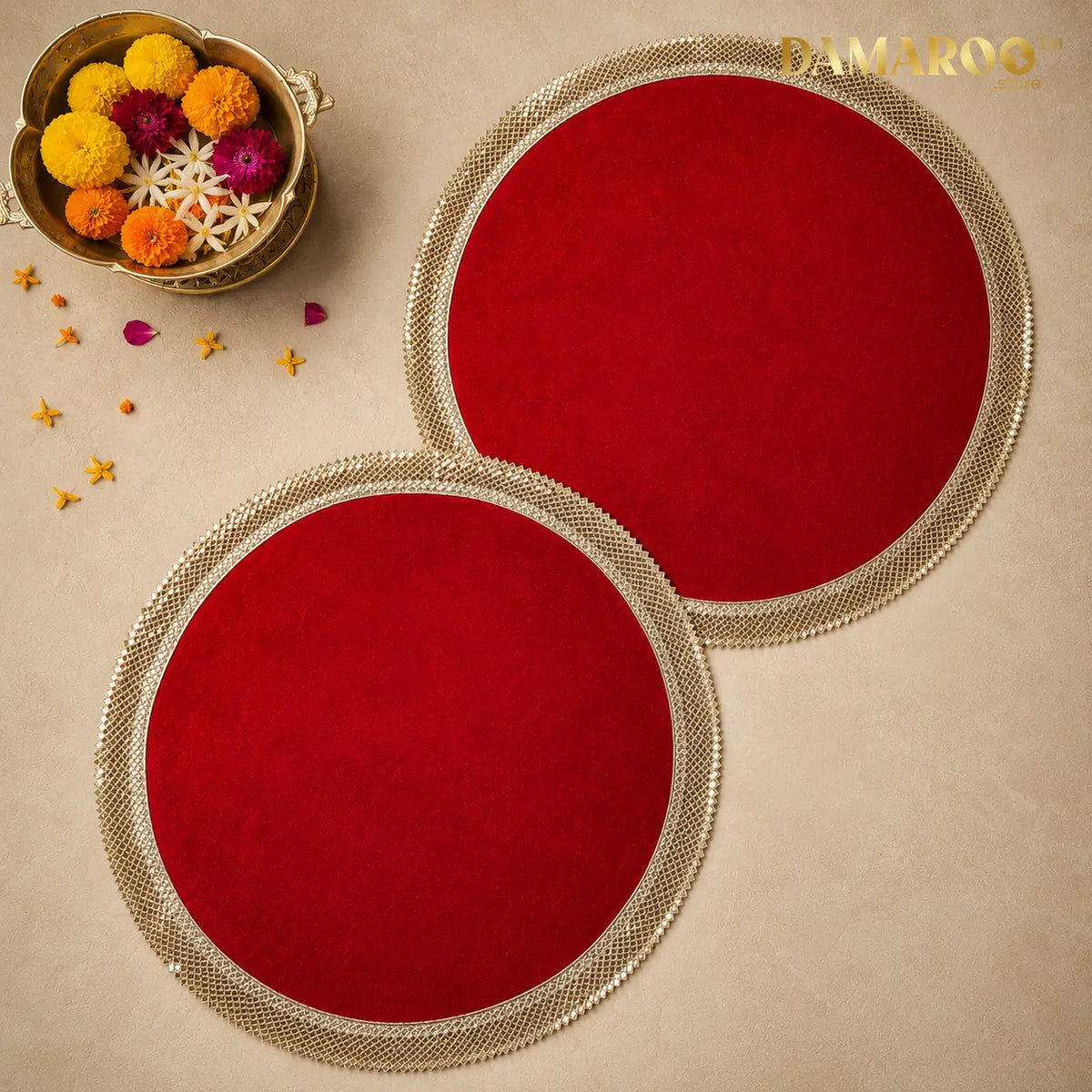 Shree Mandala Round Pooja Aasan