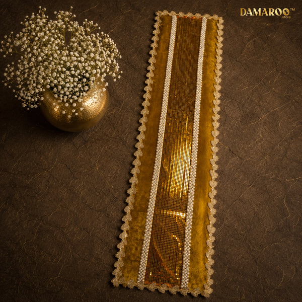 Golden Atelier Table Runner