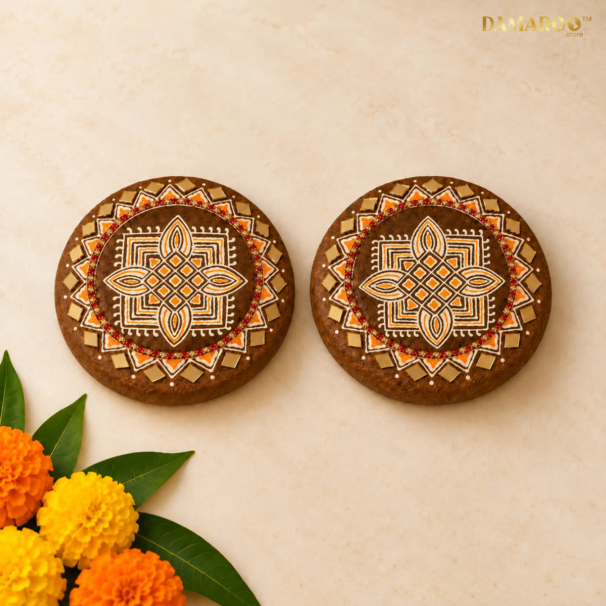 Gomaya Aangan Floor Decor Set of 2