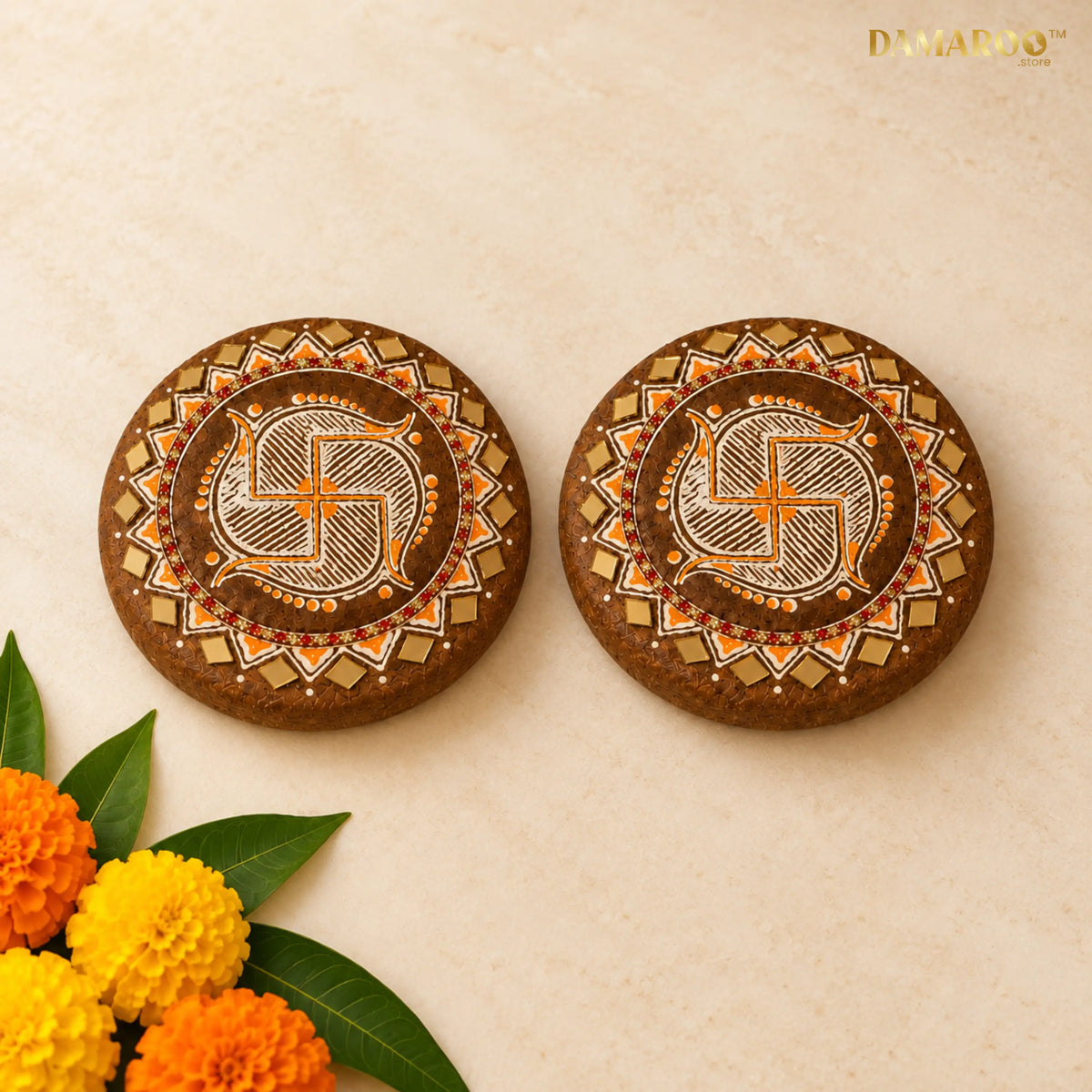 Gomaya Aangan Floor Decor Set of 2