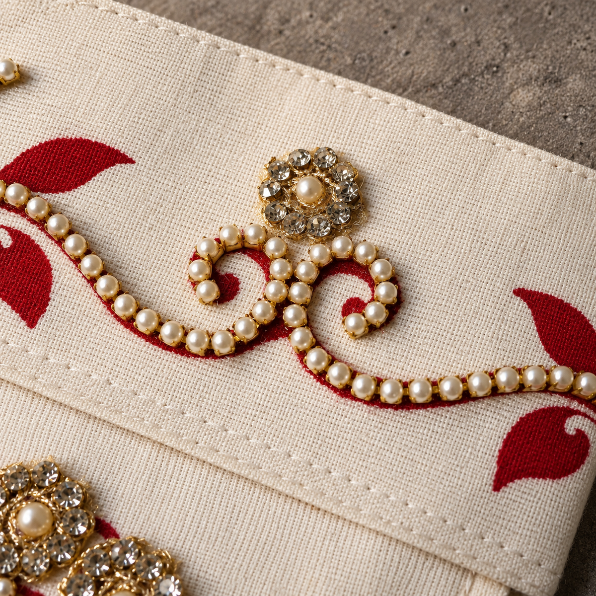 Saptamangal Block Print Jewel Toran