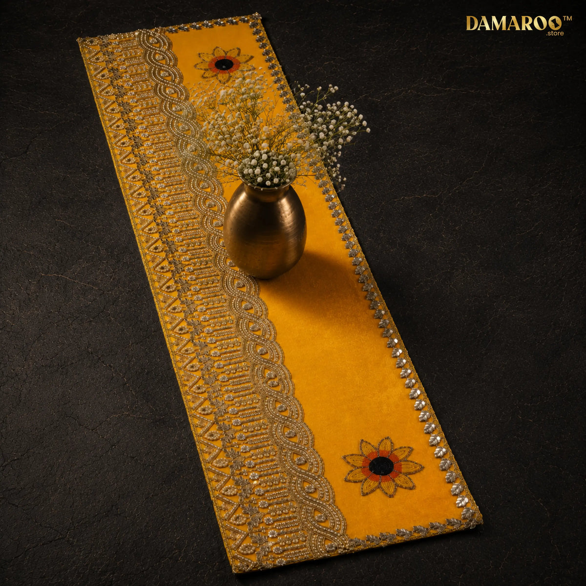 Sunlit Aurum Decorative Runner