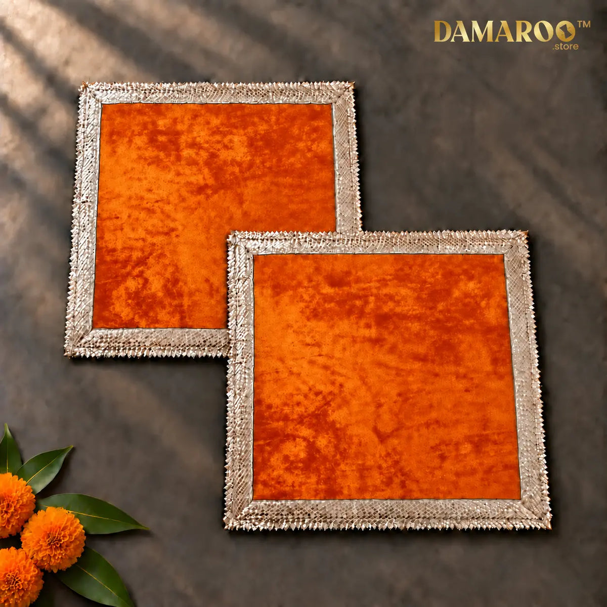 The Silver Weave Velvet Aasan