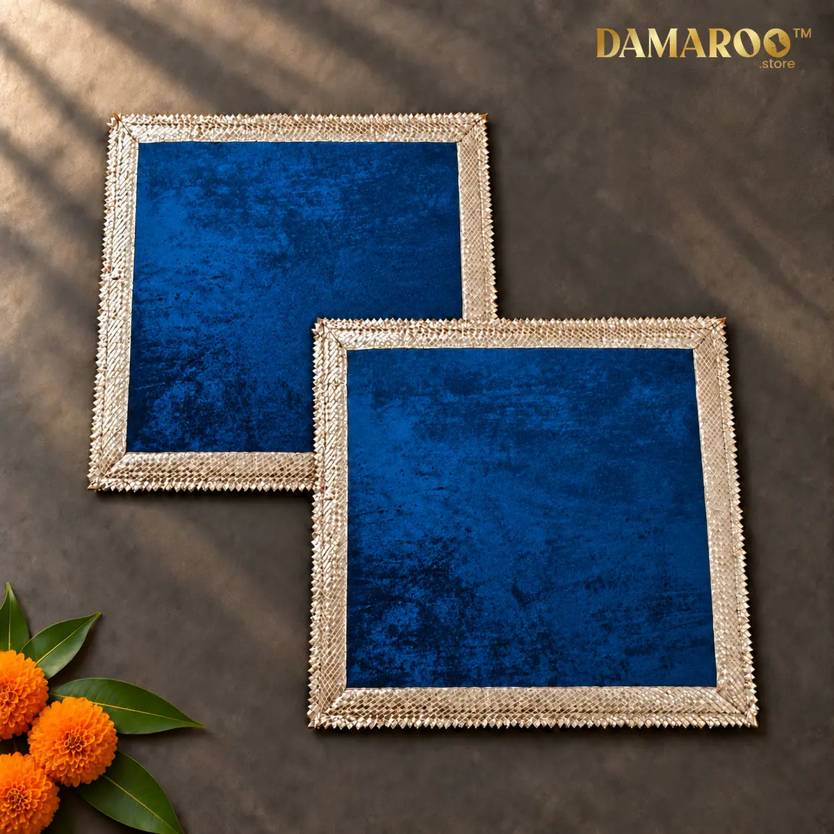 The Silver Weave Velvet Aasan